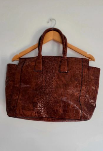 Sac marron Mango