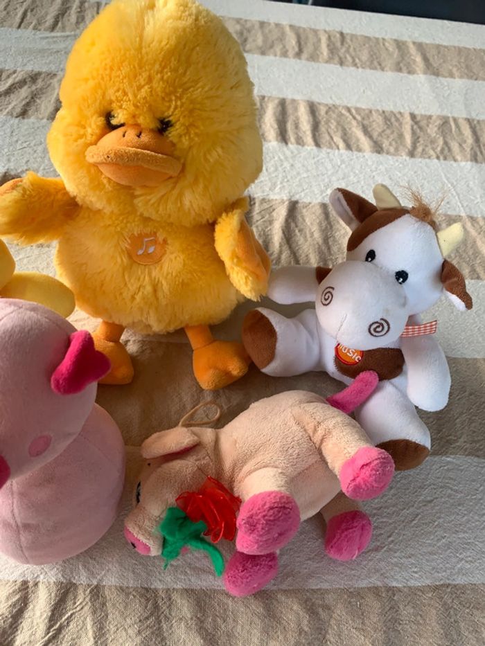 Lot peluches ferme - photo numéro 4