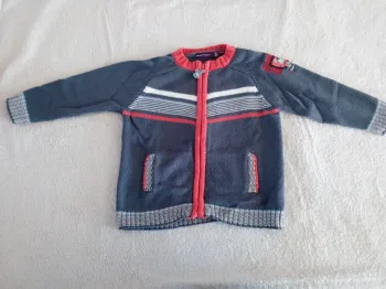 Gilet Sergent Major 12-18 mois (ref perso A1)(familleac72)