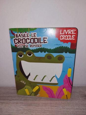 Livre Basile le crocodile veut se reposer