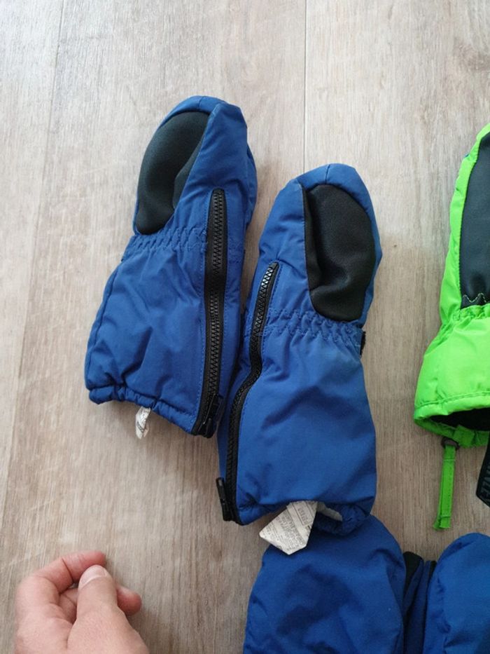 Lot de 3 paires de moufles 3/4ans - photo numéro 3