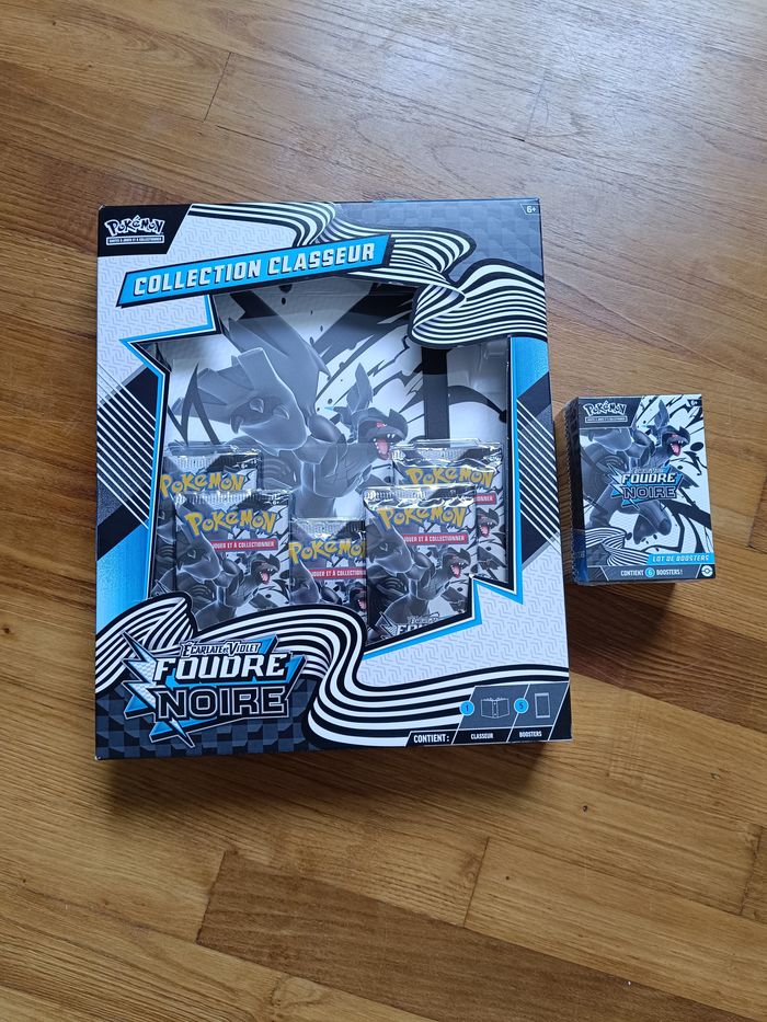 Pokémon - Lot EV10.5 bundle + classeur Foudre Noire