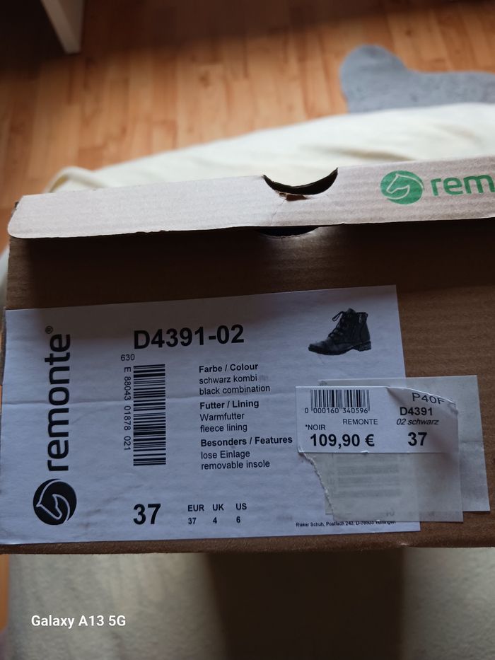 bottines noire REMONTE - photo numéro 6