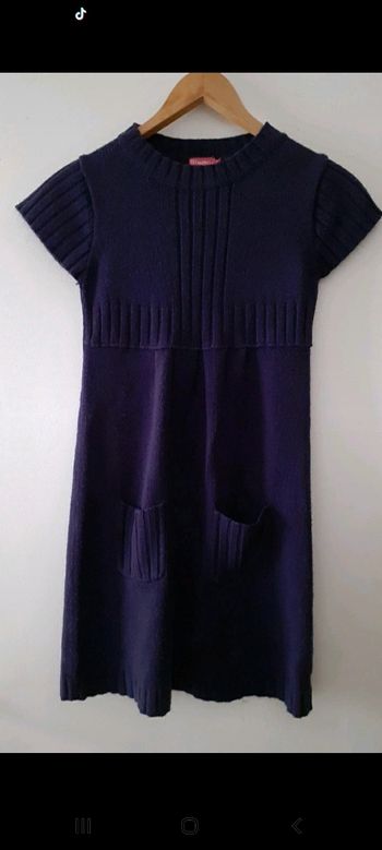 Robe 👗 en laine violet