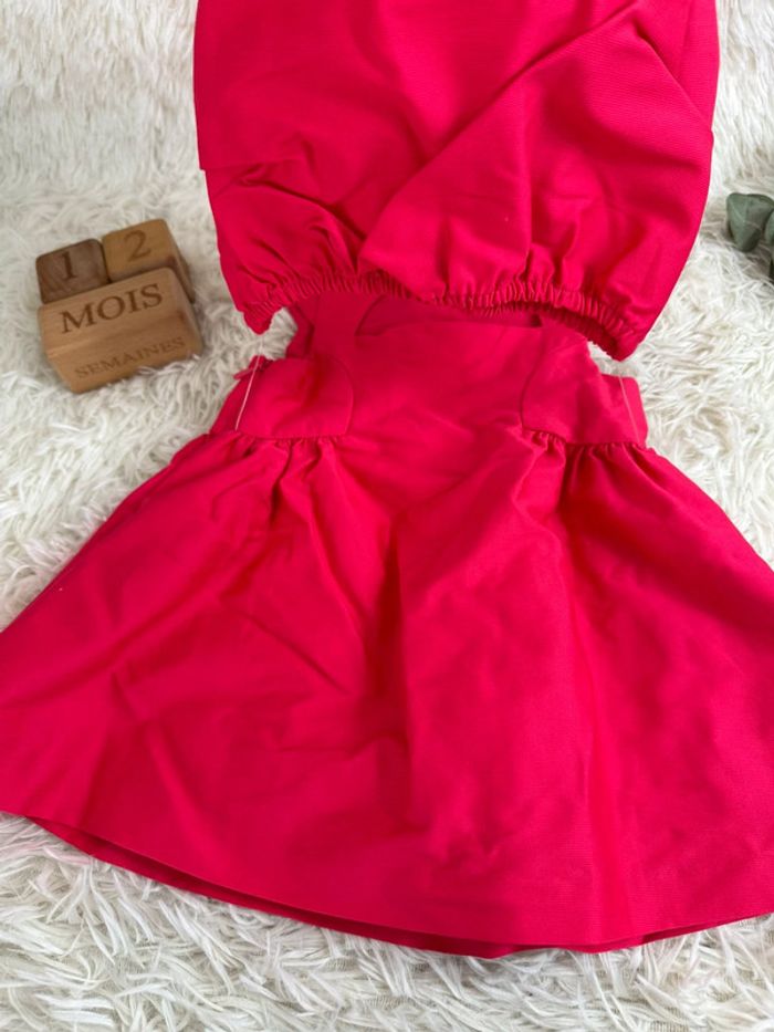 Robe et bloomer fushia Obaibi taille 12 mois - photo numéro 4