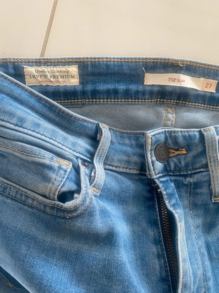 Jeans Lévis 712 Slim W27 L30 - photo numéro 5
