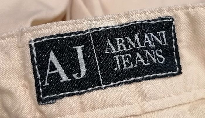Pantalon beige évasé Taille 34/36 Armani Jeans - photo numéro 12