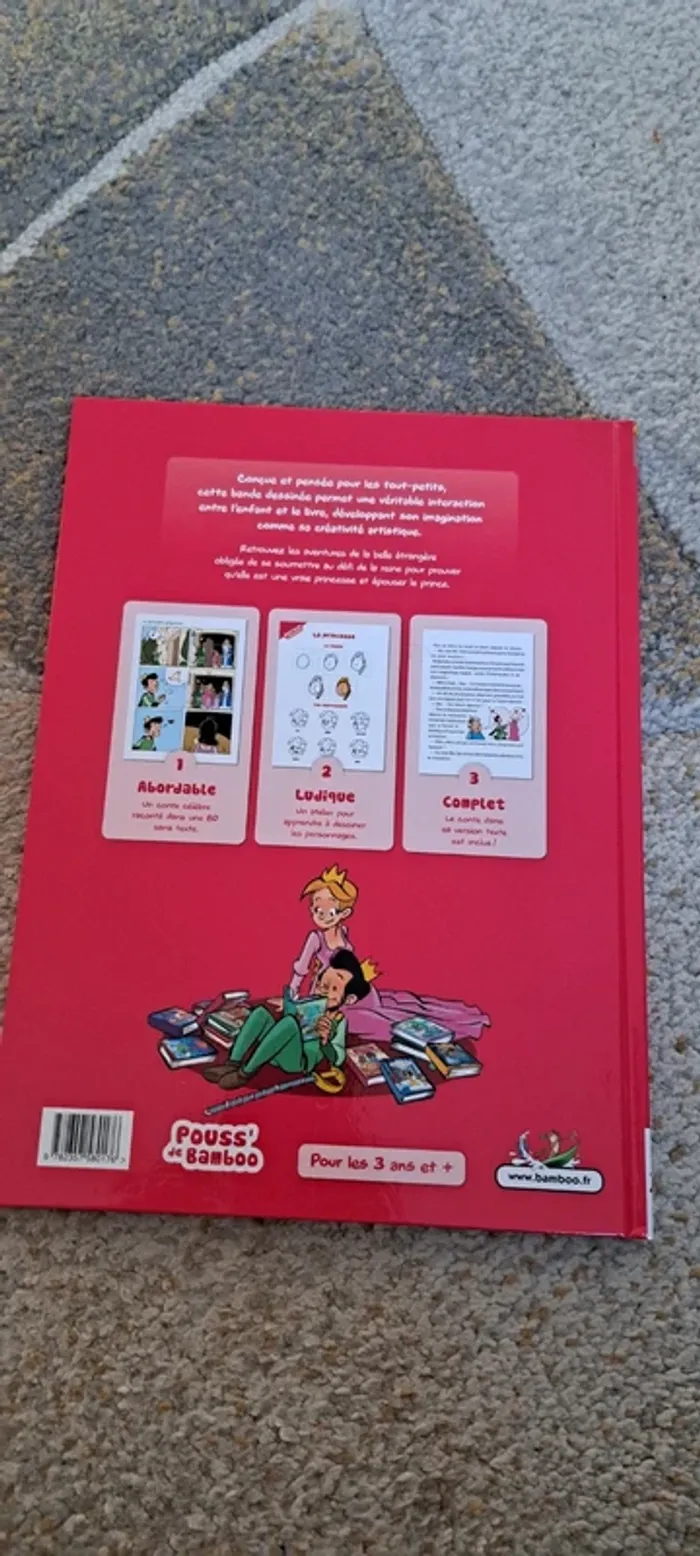Livre 1ere BD, la princesse aux petits pois - photo numéro 3