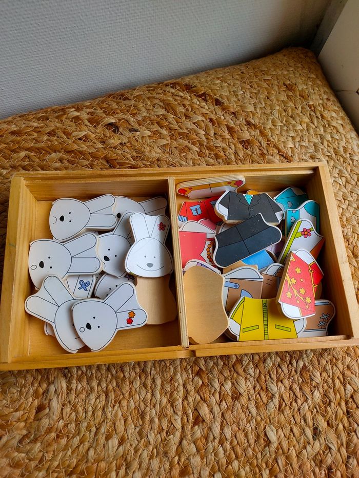 Puzzle lapin en bois - Vertbaudet - photo numéro 8