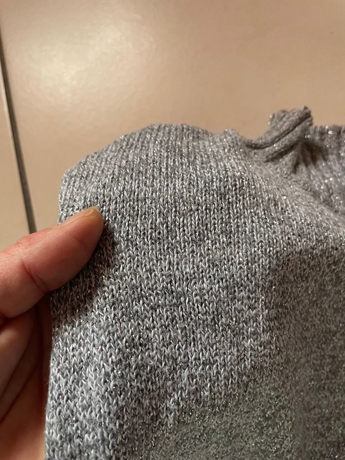 Pull col roulé sans manche argente entracte - photo numéro 4
