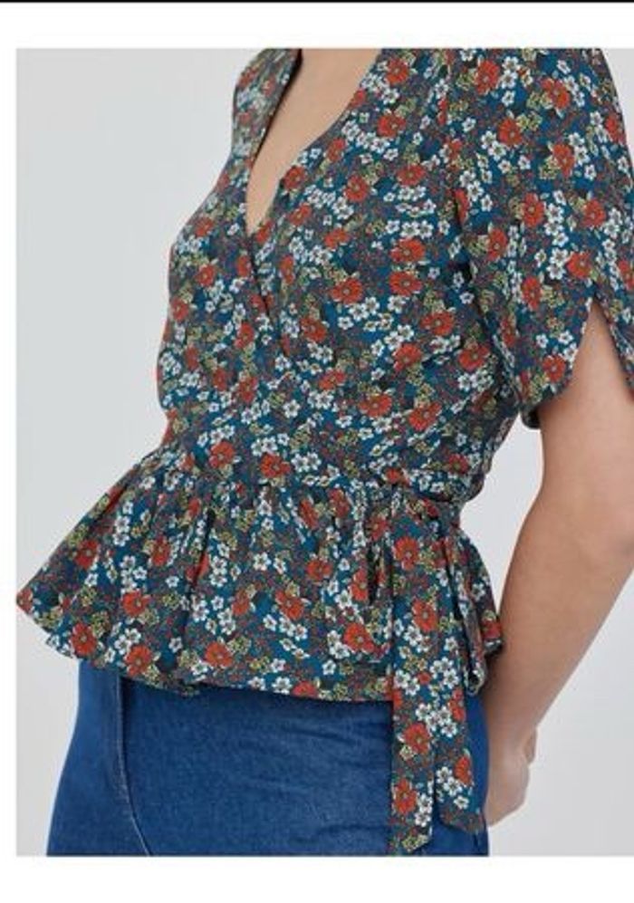 Top cache-cœur à fleurs Émilienne – Sinequanone – Neuf avec étiquette - photo numéro 7