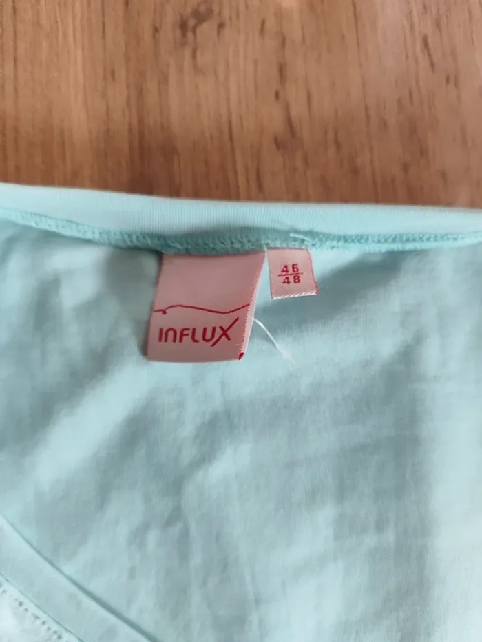 Débardeur Influx Bleu Clair, Taille 3XL, Confort Estival - photo numéro 5