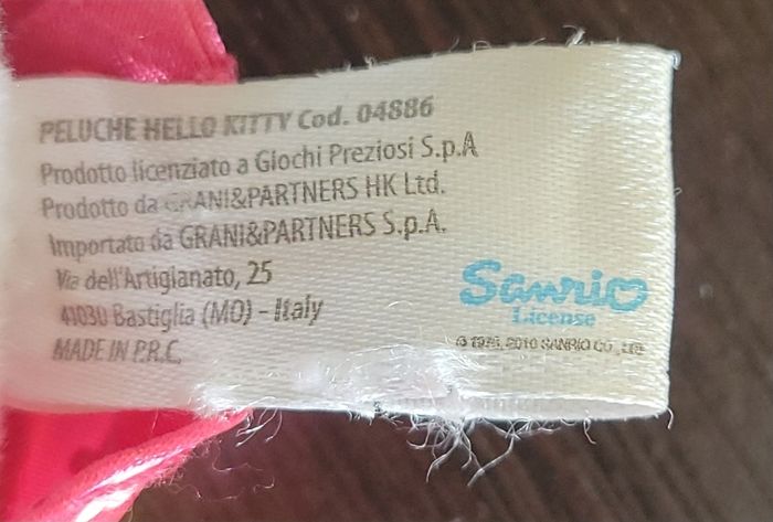 Poupée Peluche Hello kitty - photo numéro 4