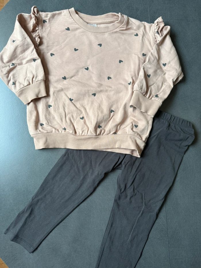 Ensemble 2 pièces sweat / legging 92 cm - photo numéro 2