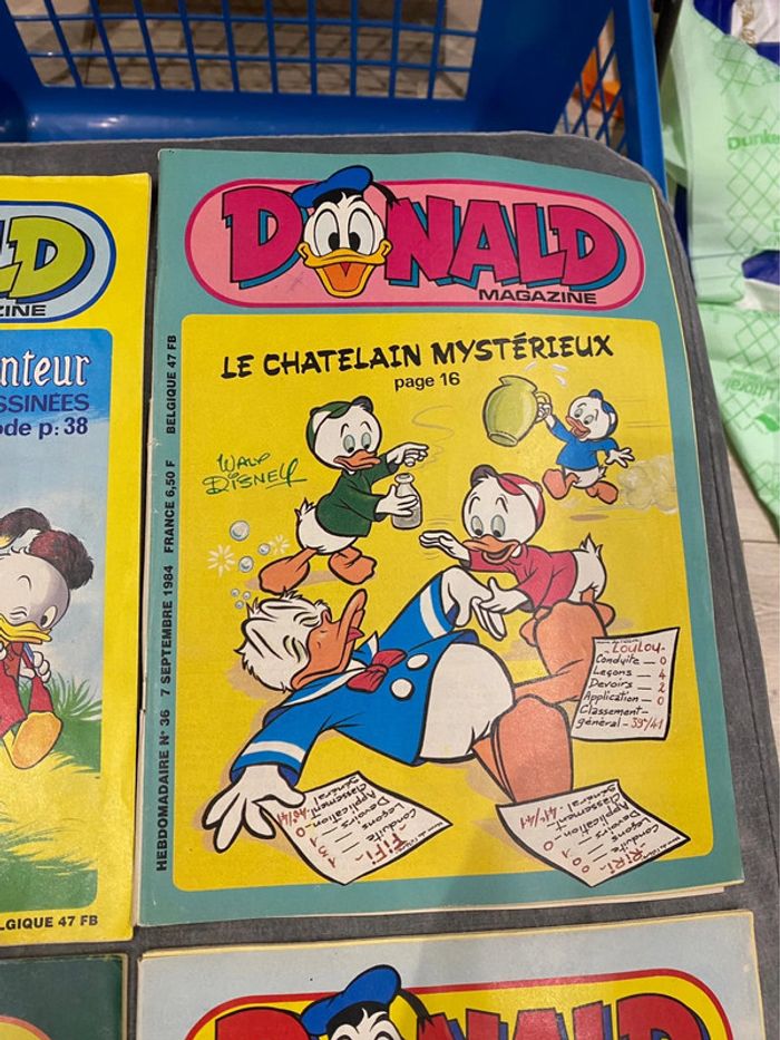 Lot de 9 donald magazine numéros: 50,12,42,1,18,51,19,13,36 - photo numéro 10