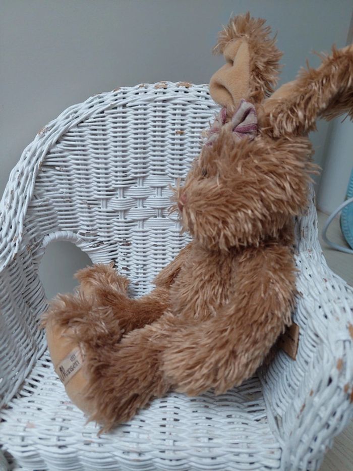 Louise Mansen - peluche lapin marron - photo numéro 3