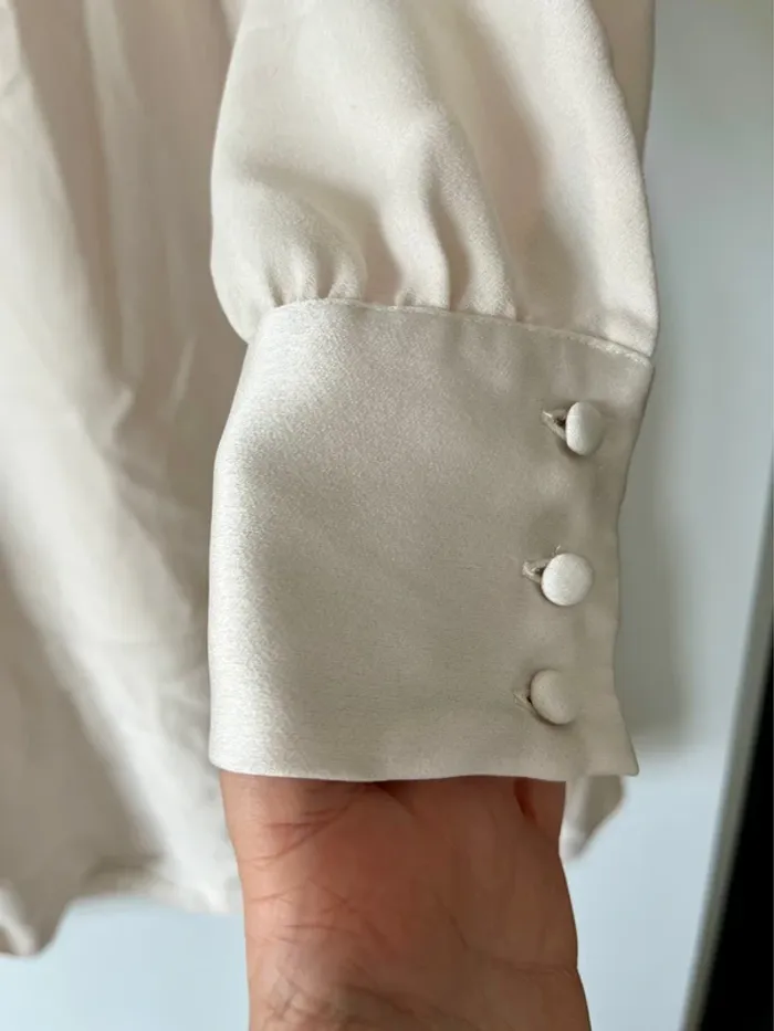 Robe crème Maison 123 taille 42 - photo numéro 2