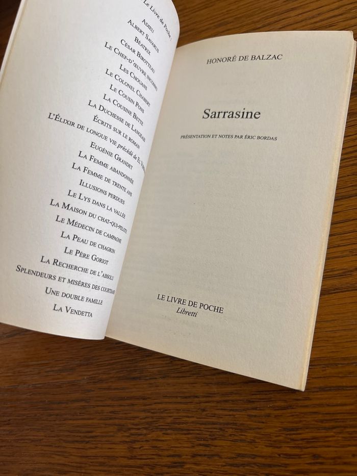 Balzac sarrasine - photo numéro 3