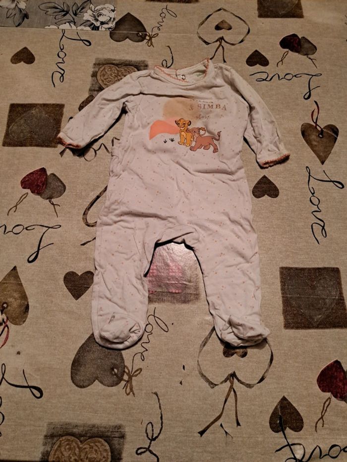 Pyjama manche longue disney fille taille 9 mois