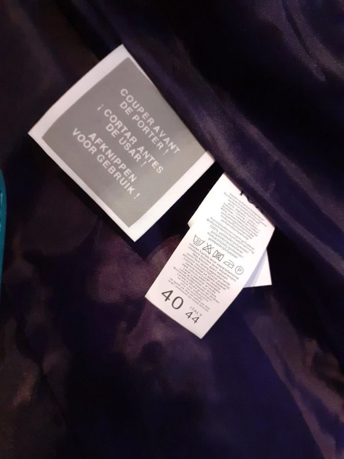 Trench violet taille 40 tex woman - photo numéro 8