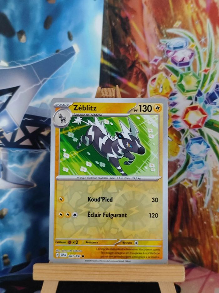 Zéblitz reverse 63/191 Étincelles Déferlantes