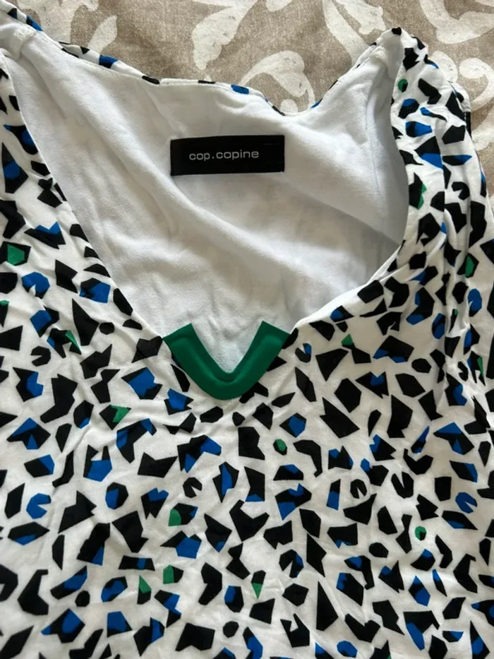 Débardeur multicolore cop copine taille s - photo numéro 5
