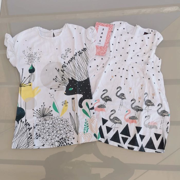 Lot de 2 robes Catimini 3 ans