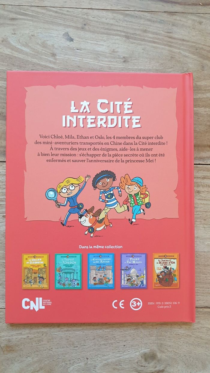 Neuf livre enfant Hachette Jeunesse escape book la cité interdite - photo numéro 2