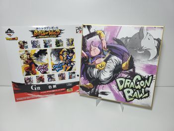 Dragon Ball Legend Battle Of World Ichiban Kuji G Shikishi Buu 20X20Cm