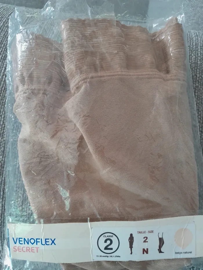 Lot 4 paires bas de contention beige - photo numéro 17