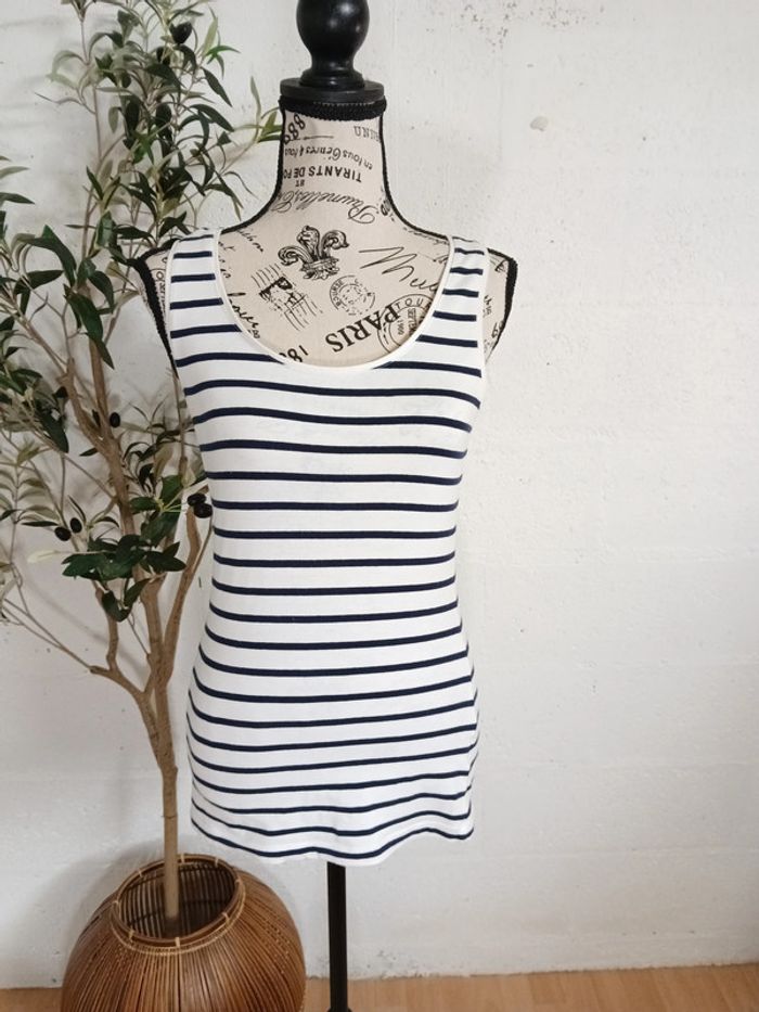 🖤🤍 Débardeur basique rayé noir et blanc – H&M - photo numéro 8