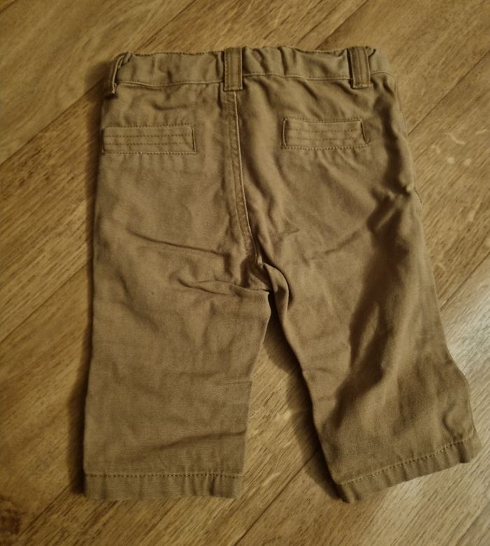 pantalon droit marron tissaia taille 3 mois garçon - photo numéro 4