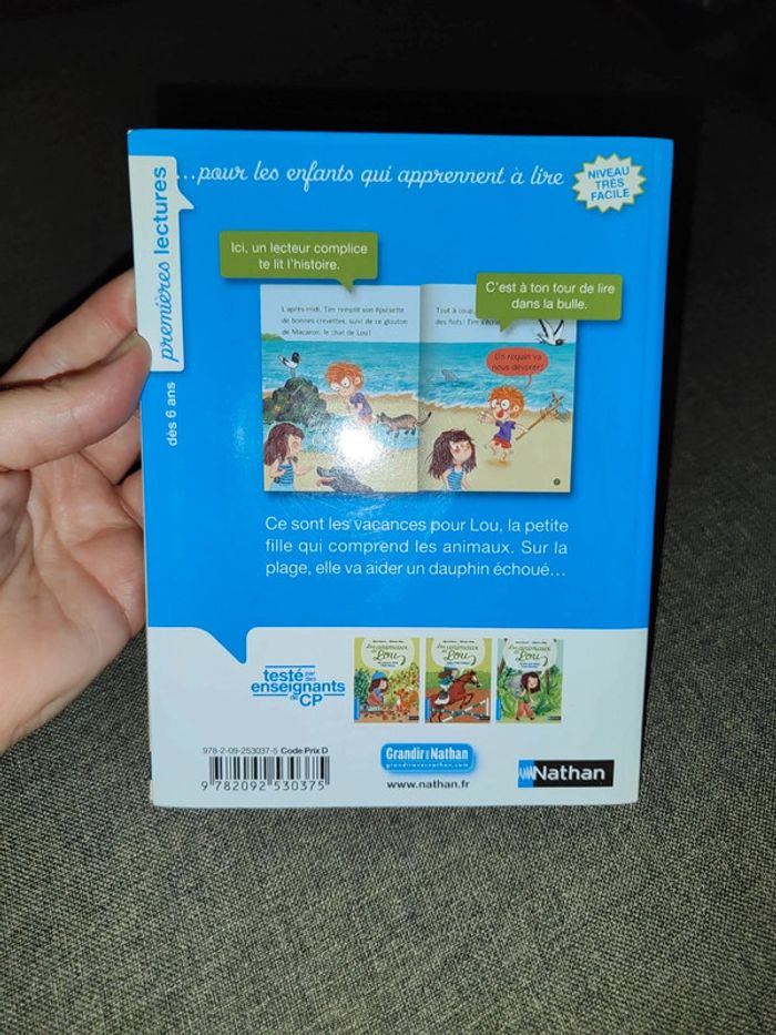 Livre les animaux de Lou - courage petit marin - photo numéro 2