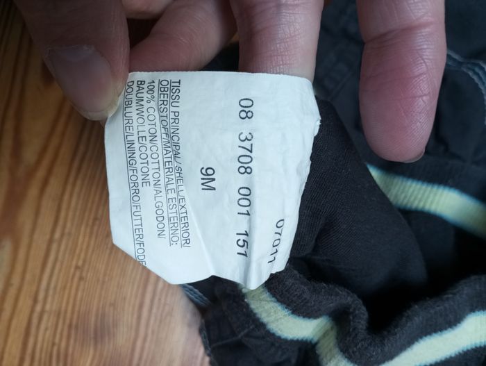 Pantalon doublé, petit kimbaloo, 9 mois - photo numéro 5