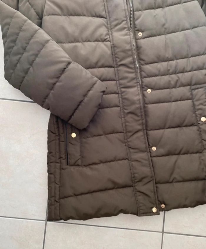 Veste matelassée kaki Gémo 36 boutons doré - photo numéro 3