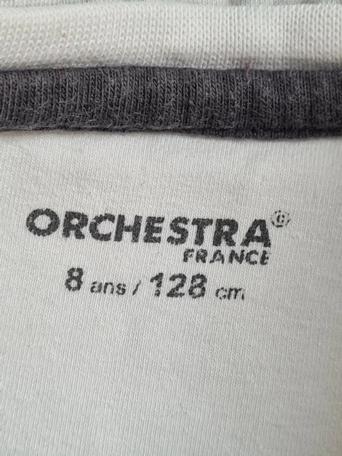 Tee-shirt manches longues Orchestra 8 ans beige chiné - photo numéro 3