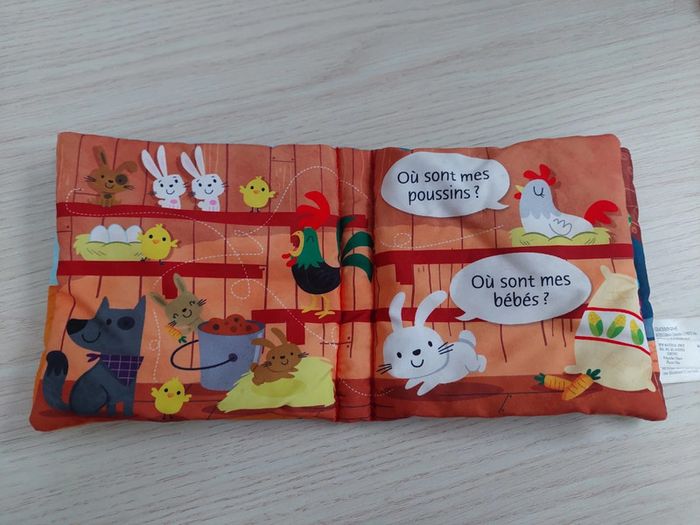 Livre en tissus Ou est mon bébé ? Crackboom - photo numéro 3