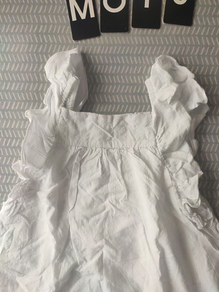 Robe blanche fil argenté – Taille 18 mois – TEX - photo numéro 4