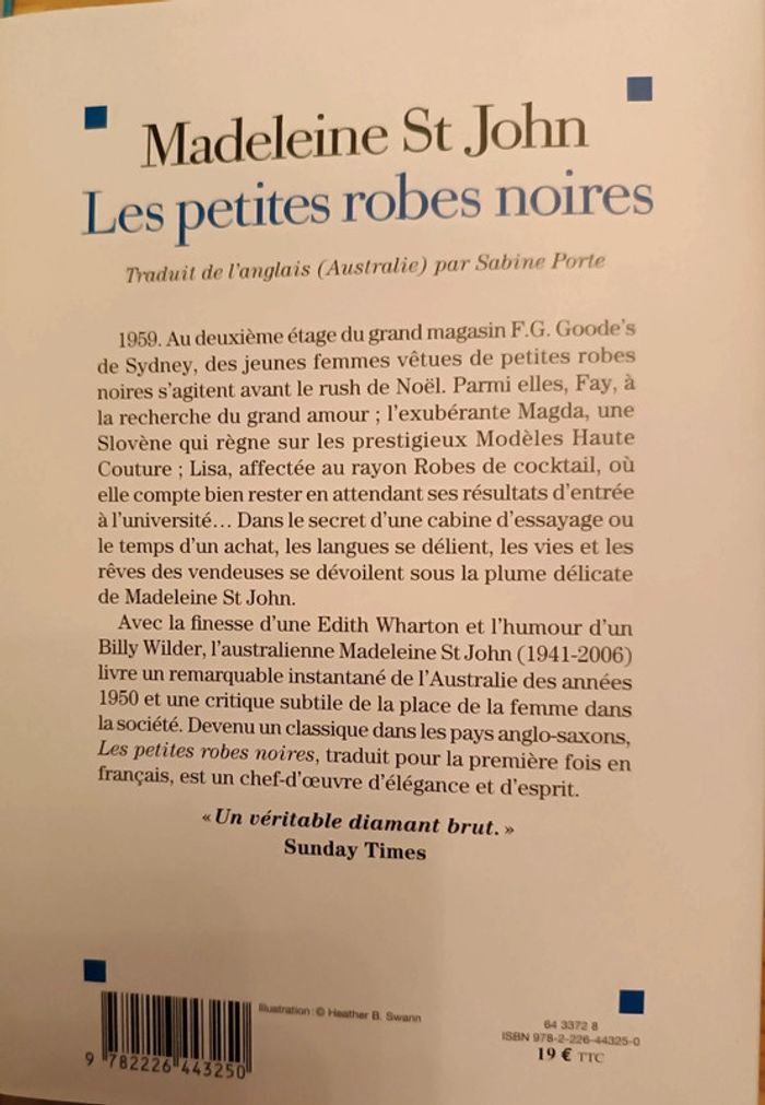 Les petites robes noires. Madeleine st John - photo numéro 2