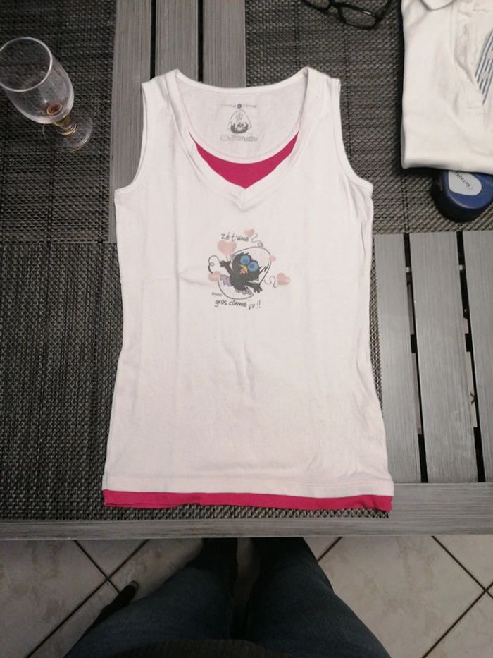 Tee-shirt caliméro cache cache t1