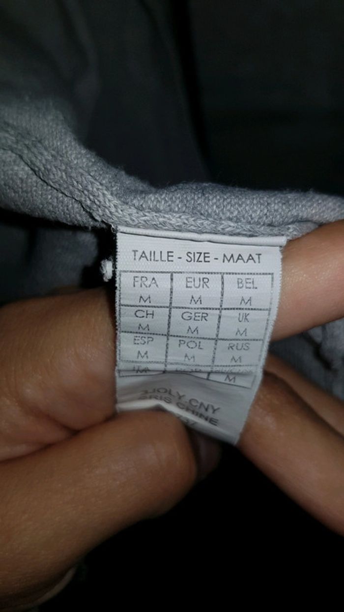 Gilet legé gris - photo numéro 3