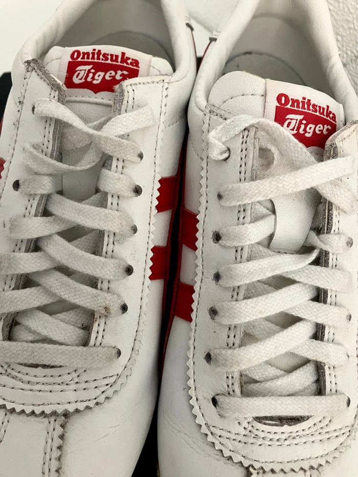 Onitsuka Tiger Corsair ‘White Classic Red’ / Blue - photo numéro 9
