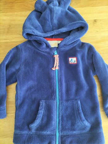gilet bleu polaire wanabee 3A