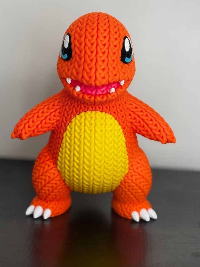 Figurine Pokémon, Salameche version tricoté