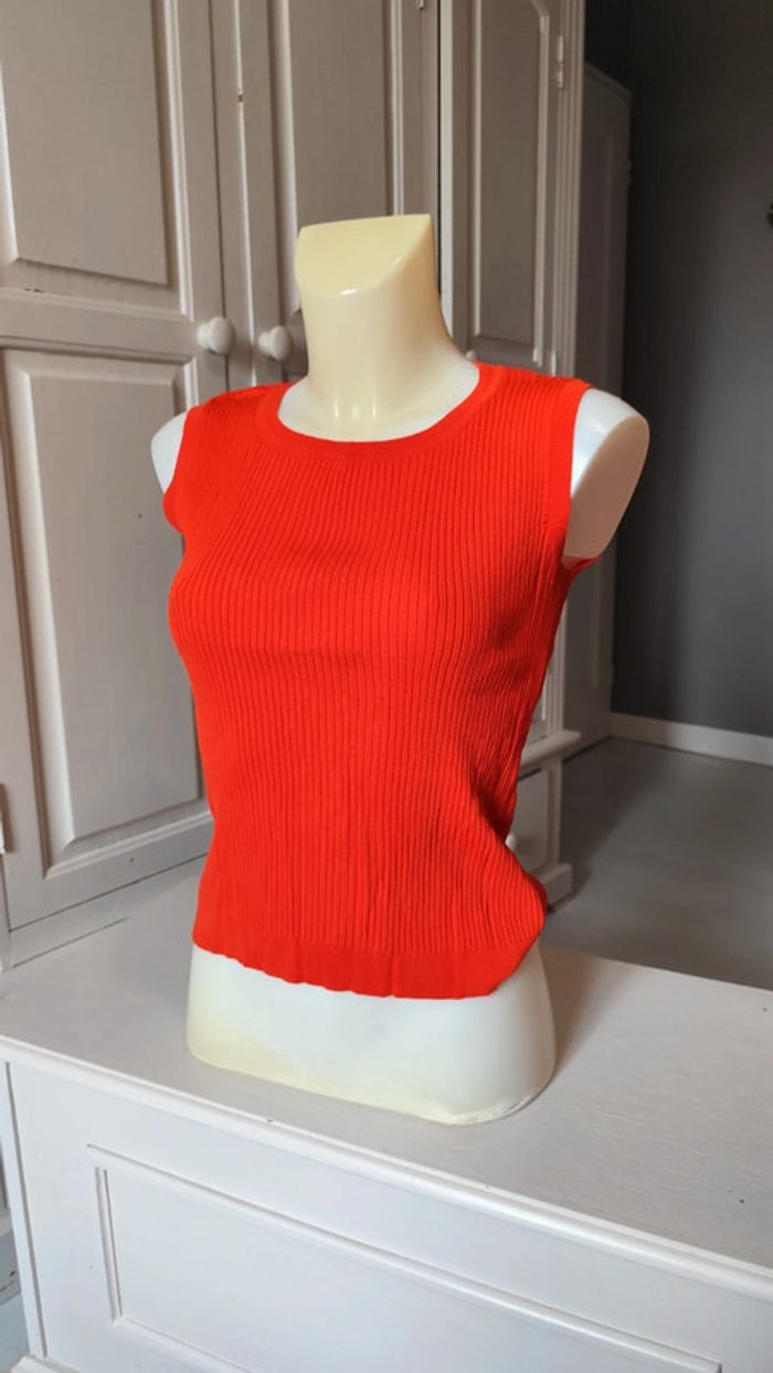 Débardeur sans manches en maille côtelée S/M - Molly Bracken - photo numéro 2