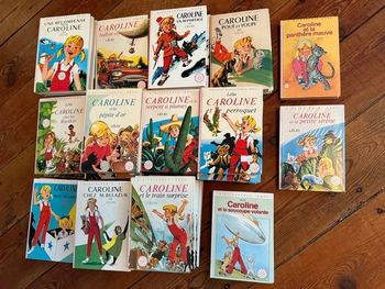 Bibliothèque rose - Livres anciens vintage Caroline Pierre Probst Hachette Jeunesse