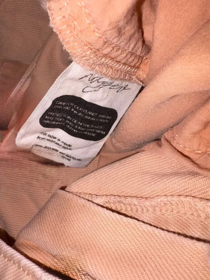 Short en jean femme rose saumon taille 34 Nagev en très bon état - photo numéro 5