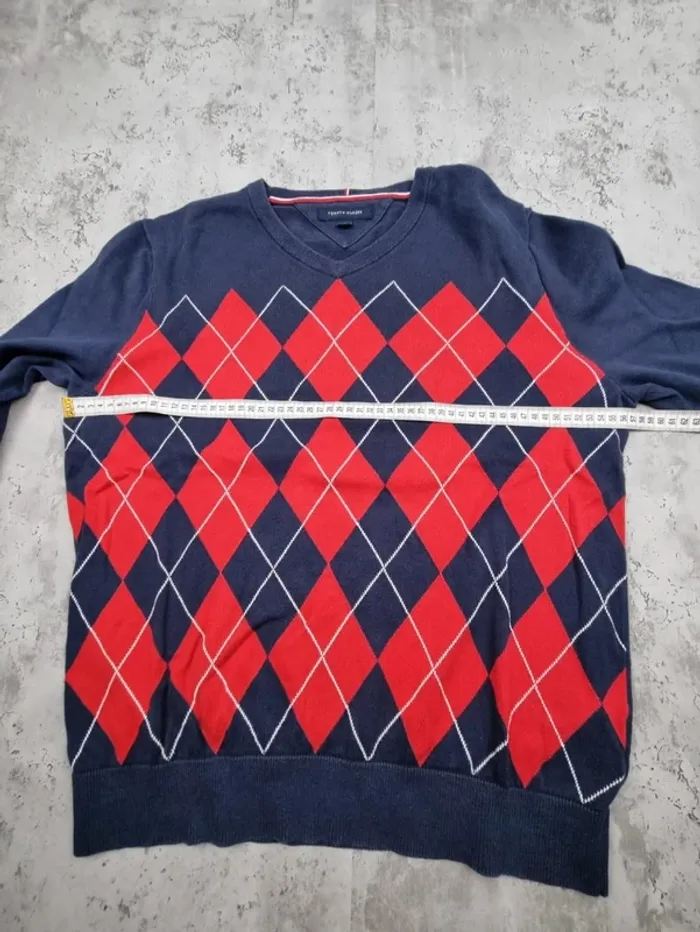 Pull col V Tommy Hilfiger losanges, M Hommes - photo numéro 11