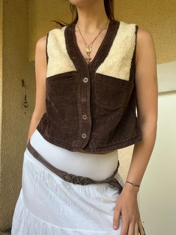 Cardigan laine velours bohème champêtre boléro top y2k