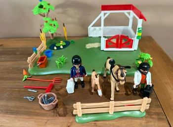 Playmobil  6147 SuperSet Paddock avec Chevaux